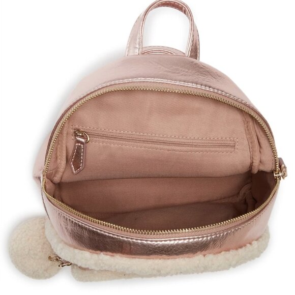 GUESS Metallic Rose Pink Backpack - Picture 4 of 9